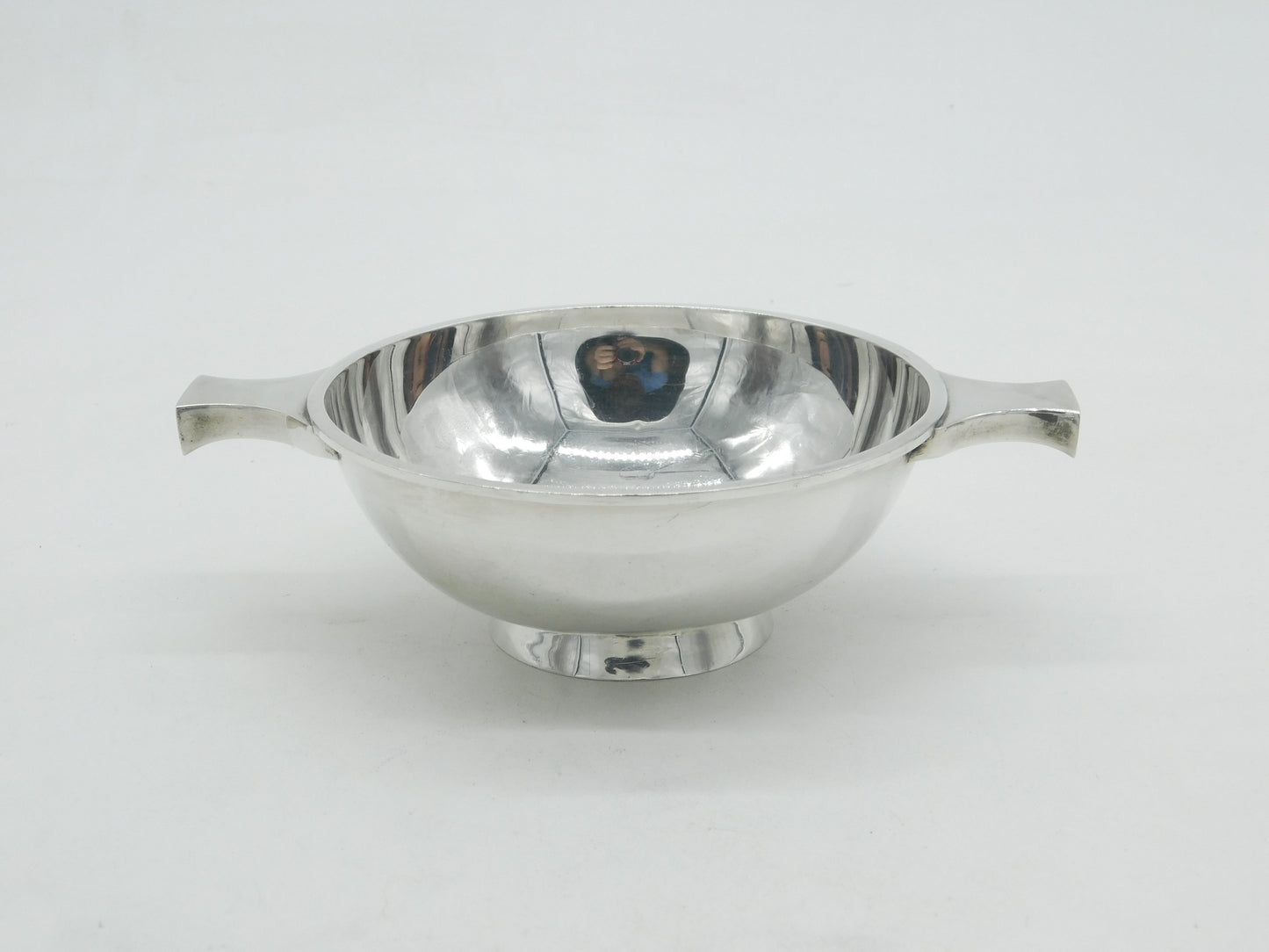 Scottish Sterling Silver Quaich Cup 1990 Edinburgh Hamilton & Inches Vintage