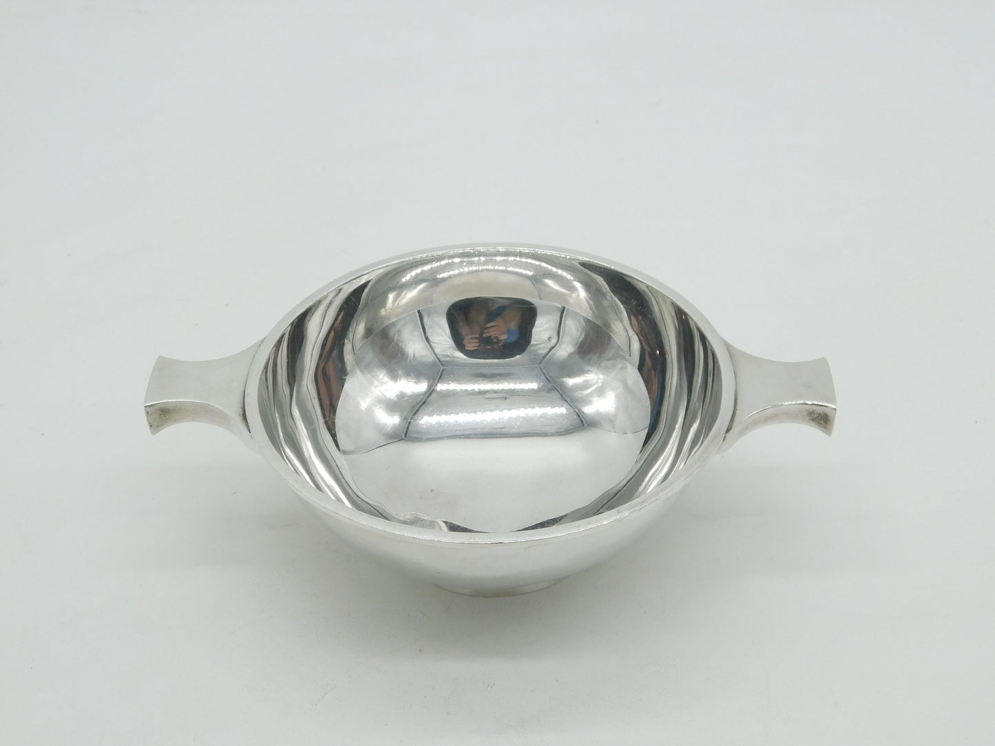 Scottish Sterling Silver Quaich Cup 1990 Edinburgh Hamilton & Inches Vintage