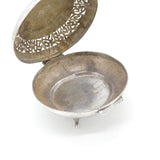 Egyptian Sterling Silver 'Cricket Box' or Treat Dish Antique c1900 Victorian