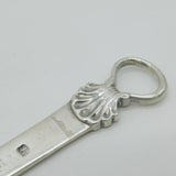 Early Georgian Sterling Silver Shell Pattern Meat Skewer 1786 London Antique