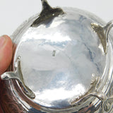 Egyptian Sterling Silver 'Cricket Box' or Treat Dish Antique c1900 Victorian