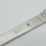 Early Georgian Sterling Silver Shell Pattern Meat Skewer 1786 London Antique