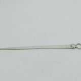 Early Georgian Sterling Silver Shell Pattern Meat Skewer 1786 London Antique