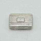 Nathaniel Mills George IV Sterling Silver Vinaigrette Antique 1828 Birmingham