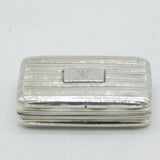 Nathaniel Mills George IV Sterling Silver Vinaigrette Antique 1828 Birmingham