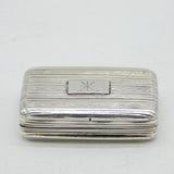 Nathaniel Mills George IV Sterling Silver Vinaigrette Antique 1828 Birmingham