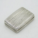Nathaniel Mills George IV Sterling Silver Vinaigrette Antique 1828 Birmingham