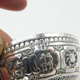 Victorian Sterling Silver 12 Signs of Zodiac Sweet Treat Bowl 1885 London
