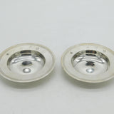 Britannia Silver Pair of Armada Dishes Vintage 1977 London Comyns & Sons