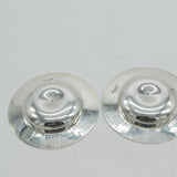 Britannia Silver Pair of Armada Dishes Vintage 1977 London Comyns & Sons