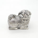 Large Cambodian Sterling Silver Betel Nut Box Dragon Form Antique c1930 Deco