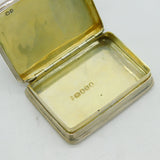 George III Sterling Silver Fox Hunting Scene Snuff Box Antique 1808 London