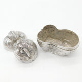 Cambodian Sterling Silver Betel Nut Box Classical Dragon Form Antique c1930 Deco