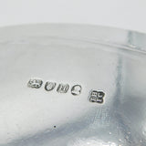 Pair Georgian Sterling Silver Heraldic Crested Salver Dishes London 1803 Antique