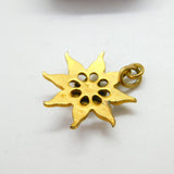 Victorian Pinchbeck & Pearl Set Starburst Drop Pendant c1890 Antique