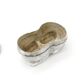 Cambodian Sterling Silver Betel Nut Box Classical Dragon Form Antique c1930