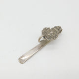 Victorian Dutch Sterling Silver Sewing Chatelaine Clip Antique c1880 Classical
