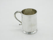 Victorian Sterling Silver Christening Mug or Tankard Antique 1901 London