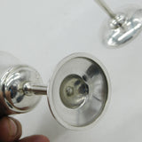 Pair of Sterling Silver Port or Sherry Goblets Vintage 1971 Birmingham