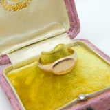 9ct Rose Gold Oval Essential Signet Ring Antique 1923 London W Wilkinson Ltd