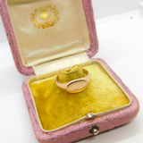 9ct Rose Gold Oval Essential Signet Ring Antique 1923 London W Wilkinson Ltd
