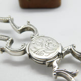 George II Pair Sterling Silver Shell Bowl Sugar Nips 1760 London James Jennings