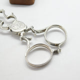 George II Pair Sterling Silver Shell Bowl Sugar Nips 1760 London James Jennings