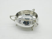 Arts & Crafts Planished Sterling Silver Tyg Sugar Bowl 1919 Antique London