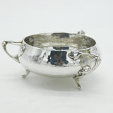 Arts & Crafts Planished Sterling Silver Tyg Sugar Bowl 1919 Antique London