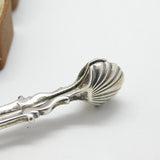 Georgian Pair of Sterling Silver Shell Bowl Sugar Nips c1770 James Graham London