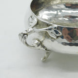 Arts & Crafts Planished Sterling Silver Tyg Sugar Bowl 1919 Antique London