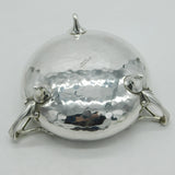 Arts & Crafts Planished Sterling Silver Tyg Sugar Bowl 1919 Antique London