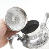 Large Neoclassical Silver Plated Cocktail Shaker or Mixer Evans Antique c1930