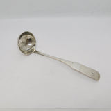 George III Perth Scottish Provincial Sterling Silver Sauce Ladle Antique c1800 William Ritchie