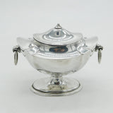 Victorian Sterling Silver Pedestal Tea Caddy Antique 1901 London Thomas Hayes
