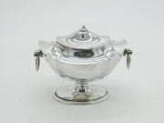 Victorian Sterling Silver Pedestal Tea Caddy Antique 1901 London Thomas Hayes