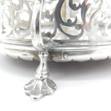 Victorian Sterling Silver Cut Glass Complete Cruet Set 1843 London Antique
