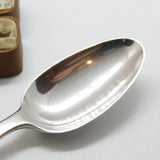 Early Victorian Sterling Silver Double Ended Medicine Spoon 1839 London Antique