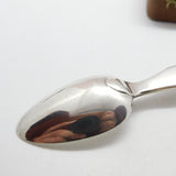 Early Victorian Sterling Silver Double Ended Medicine Spoon 1839 London Antique