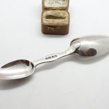 Early Victorian Sterling Silver Double Ended Medicine Spoon 1839 London Antique