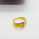 Victorian 18ct Yellow Gold, Diamond Mizpah Sweetheart Ring 1893 Birmingham