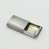 Edwardian Sterling Silver Engine Turned Propelling Snuff Box 1904 Antique