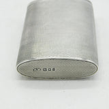Edwardian Sterling Silver Engine Turned Propelling Snuff Box 1904 Antique