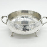 Arts & Crafts Planished Kingsway Silver Plated Fruit Bowl Antique c1910