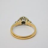 Victorian 18ct Yellow Gold & 0.2ct Diamond Solitaire Ring Antique c1890