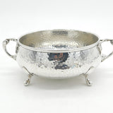 Arts & Crafts Planished Kingsway Silver Plated Fruit Bowl Antique c1910