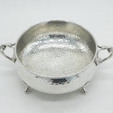 Arts & Crafts Planished Kingsway Silver Plated Fruit Bowl Antique c1910