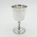 Sterling Silver Wine Goblet or Chalice Vintage 1977 London De-Mar Silverware