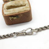 Victorian Sterling Silver Albertina Tassel Watch Chain Bracelet c1860 Antique