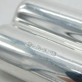 Large Sterling Silver Double Cigar Case Vintage 2001 Carrs of Sheffield